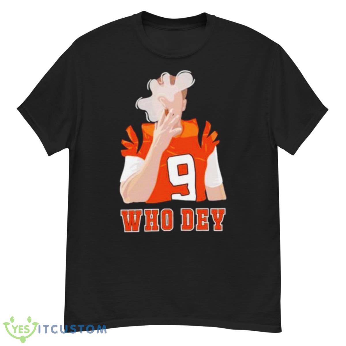Joe Burrow Who Dey Smoking Shirt 12 Joe Burrow Who Dey Smoking Shirt - G500 Men’s Classic T-Shirt