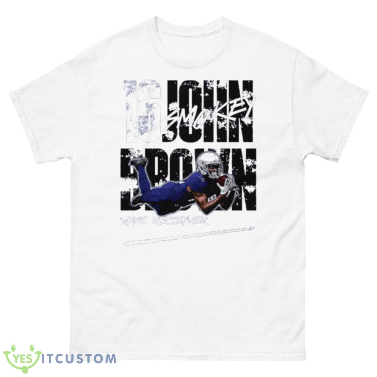 John Brown Buffalo Smokey Football Shirt 10 John Brown Buffalo Smokey Football Shirt - 500 Men’s Classic Tee Gildan