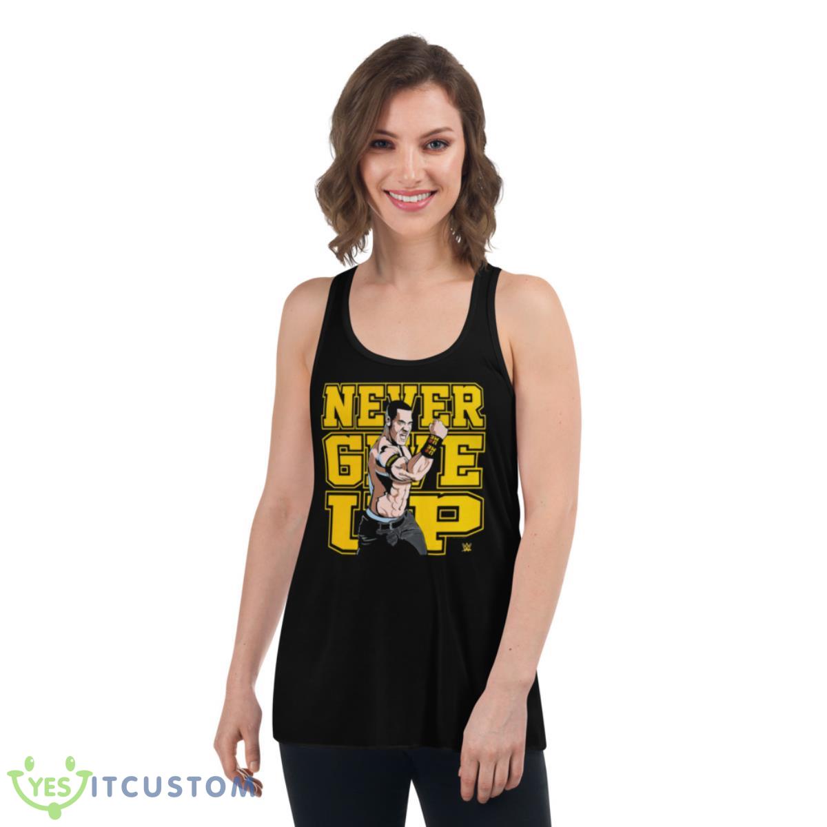 John Cena Never Give Up 2023 SHirt 5 John Cena Never Give Up 2023 SHirt - Women's Flowy Racerback Tank