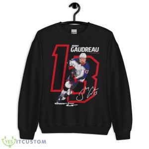 Johnny Gaudreau 13 Columbus Blue Jackets Offset Shirt - Unisex Crewneck Sweatshirt