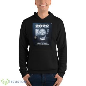 Josh Jacobs 2022 Rushing Title Shirt 9 Josh Jacobs 2022 Rushing Title Shirt - Unisex Fleece Pullover Hoodie