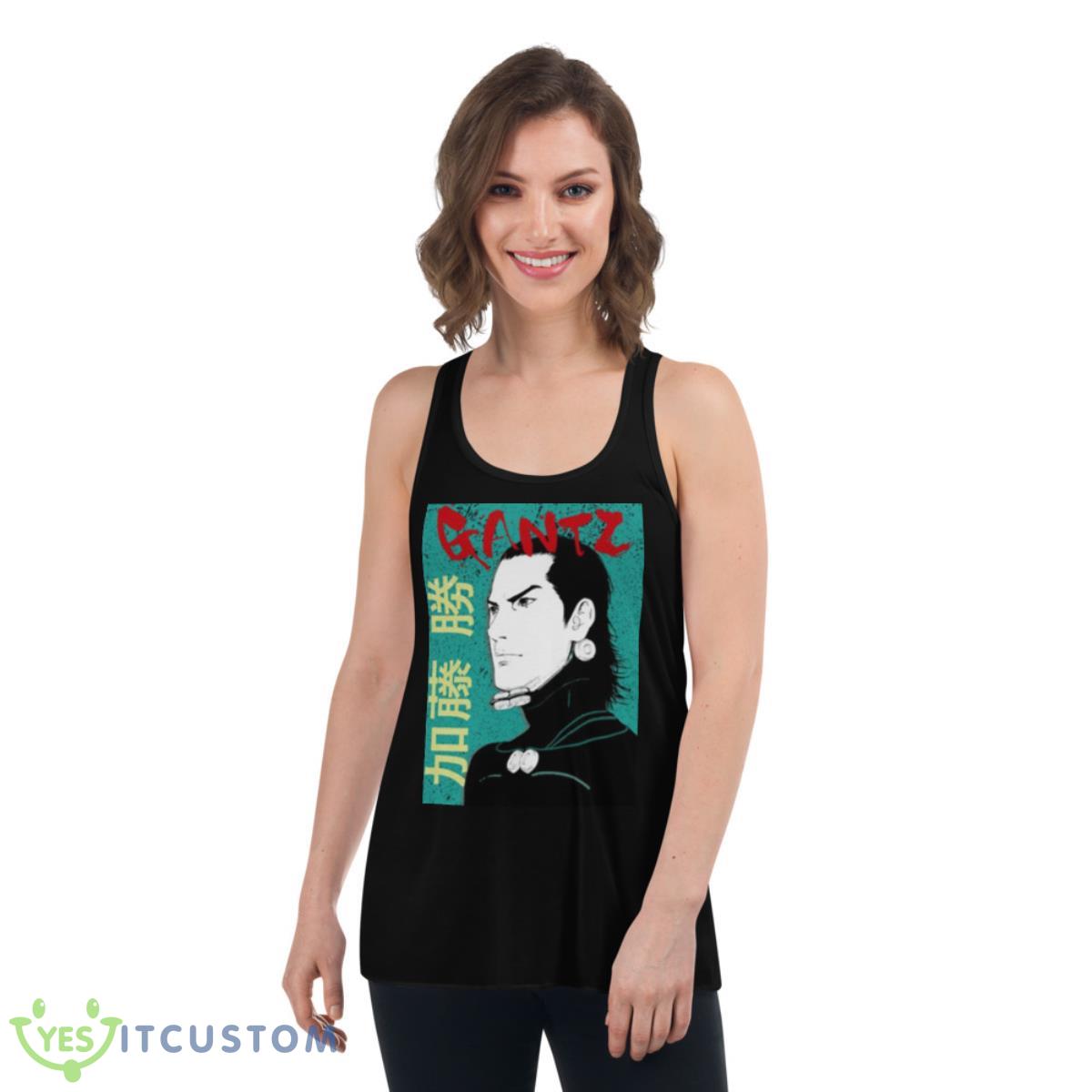 Kato Portrait Gantz Manga shirt 5 Kato Portrait Gantz Manga shirt - Women's Flowy Racerback Tank