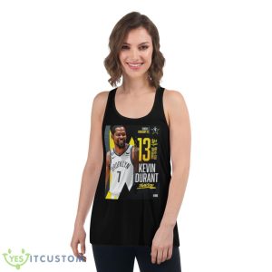 Kevin Durant 13th Nba All Star Appearance Team Captain Shirt - Women's Flowy Racerback Tank