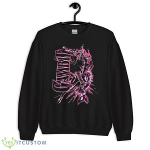 Kinetic Energy Glow Adult Gambit Marvel shirt - Unisex Crewneck Sweatshirt