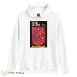 Kitchen Dwellers X Eggy April 28th 2023 Brooklyn Bowl NY Poster Shirt - Unisex Heavy Blend Hooded Sweatshirt