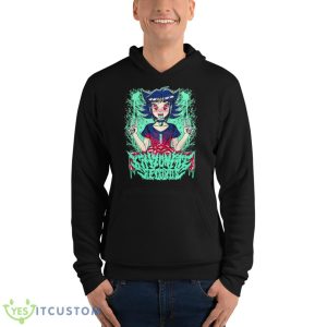 Kitty On Fire Records Shirt - Unisex Fleece Pullover Hoodie