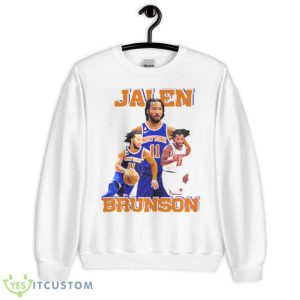 Knicks Jalen Brunson Vintage Shirt - Unisex Heavy Blend Crewneck Sweatshirt