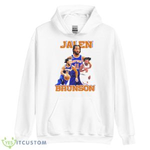 Knicks Jalen Brunson Vintage Shirt 7 Knicks Jalen Brunson Vintage Shirt - Unisex Heavy Blend Hooded Sweatshirt