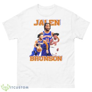 Knicks Jalen Brunson Vintage Shirt - 500 Men’s Classic Tee Gildan
