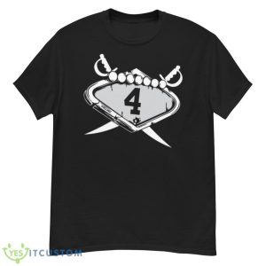Las Vegas Number 4 Derek Carr Logo shirt - G500 Men’s Classic T-Shirt