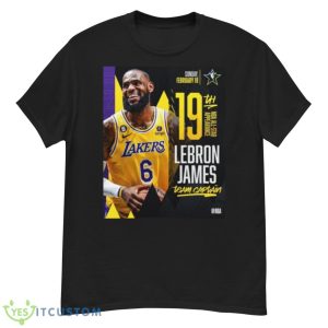 Lebron James 19th Nba All Star Appearance Team Captain Shirt - G500 Men’s Classic T-Shirt