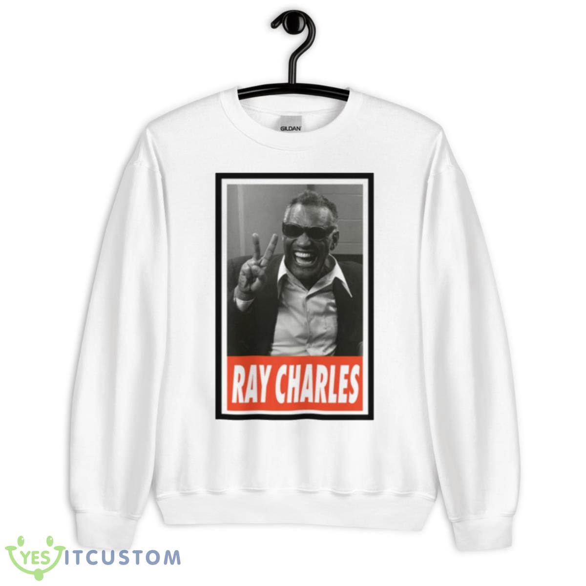 Legend Ray Charles Happy shirt 2 Legend Ray Charles Happy shirt - Unisex Heavy Blend Crewneck Sweatshirt