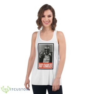 Legend Ray Charles Happy shirt 8 Legend Ray Charles Happy shirt - Women's Flowy Racerback Tank
