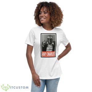 Legend Ray Charles Happy shirt 9 Legend Ray Charles Happy shirt - Women's Relaxed Short Sleeve Jersey Tee