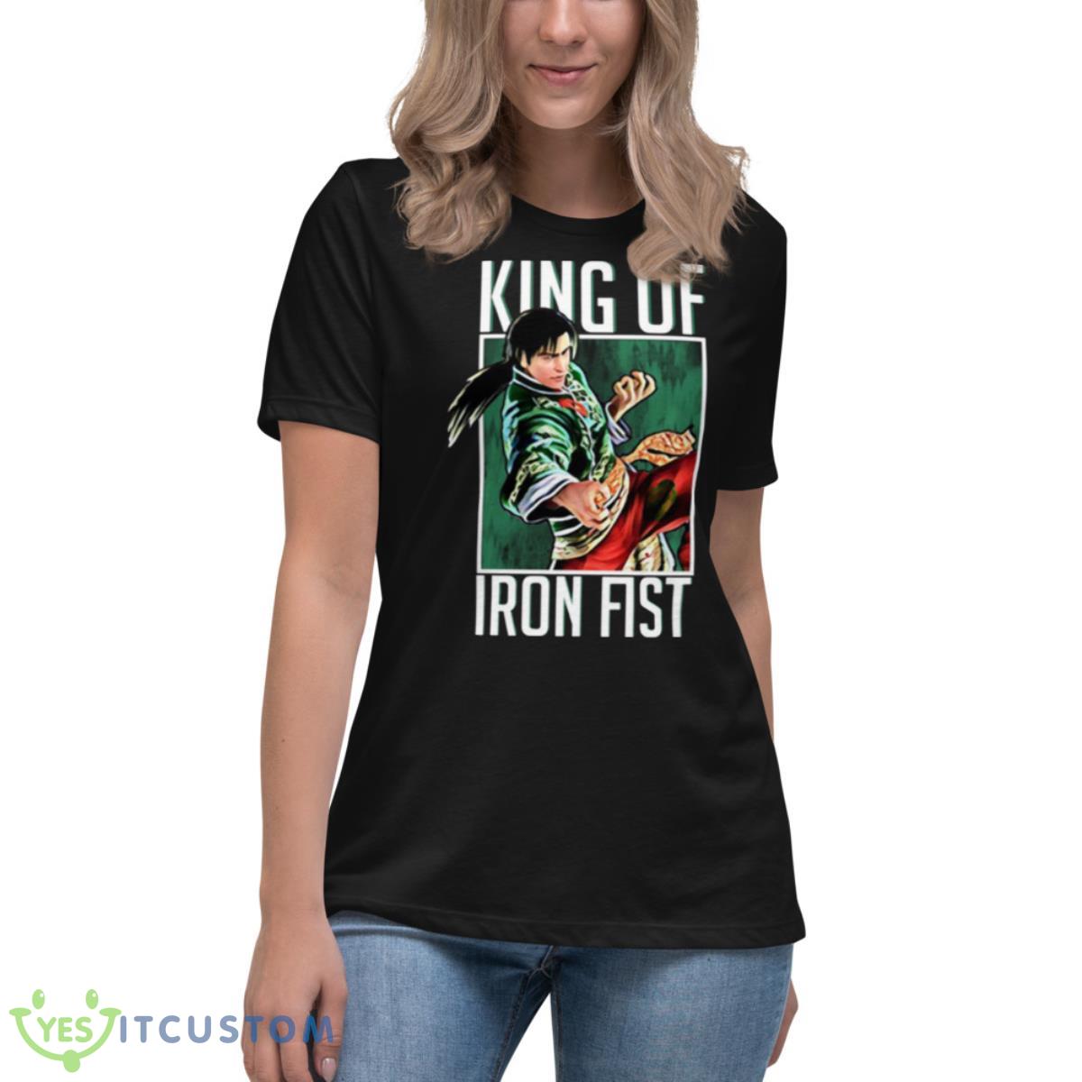 Lei Wulong King Of Iron FisShirt 6 Lei Wulong King Of Iron FisShirt - Women's Relaxed Short Sleeve Jersey Tee