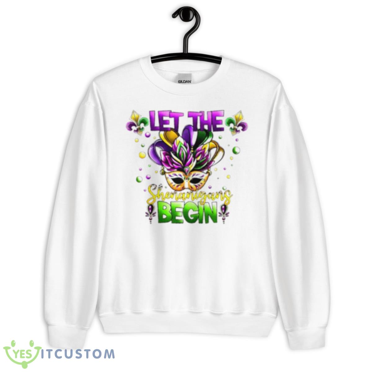 Let The Shenanigans Begin Mardi Gras Shirt 11 Let The Shenanigans Begin Mardi Gras Shirt - Unisex Heavy Blend Crewneck Sweatshirt