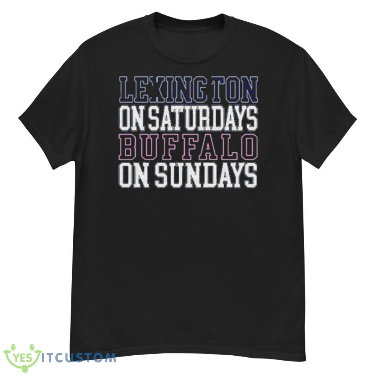 Lexington On Saturdays Buffalo On Sundays Shirt 12 Lexington On Saturdays Buffalo On Sundays Shirt - G500 Men’s Classic T-Shirt