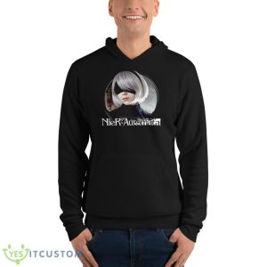 Live Action Art Nutop Motone Nier Automata 2b shirt - Unisex Fleece Pullover Hoodie