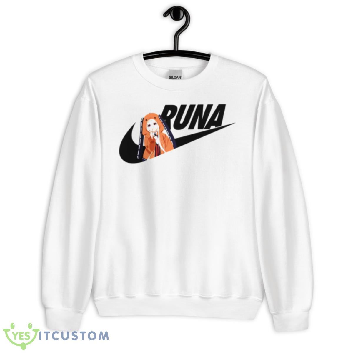 Logo Nike X Kakegurui Runa Shirt 2 Logo Nike X Kakegurui Runa Shirt - Unisex Heavy Blend Crewneck Sweatshirt