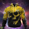 Los Angeles Rams Custom Name & Number Skull Hoodies Full Over Print Product Photo 1