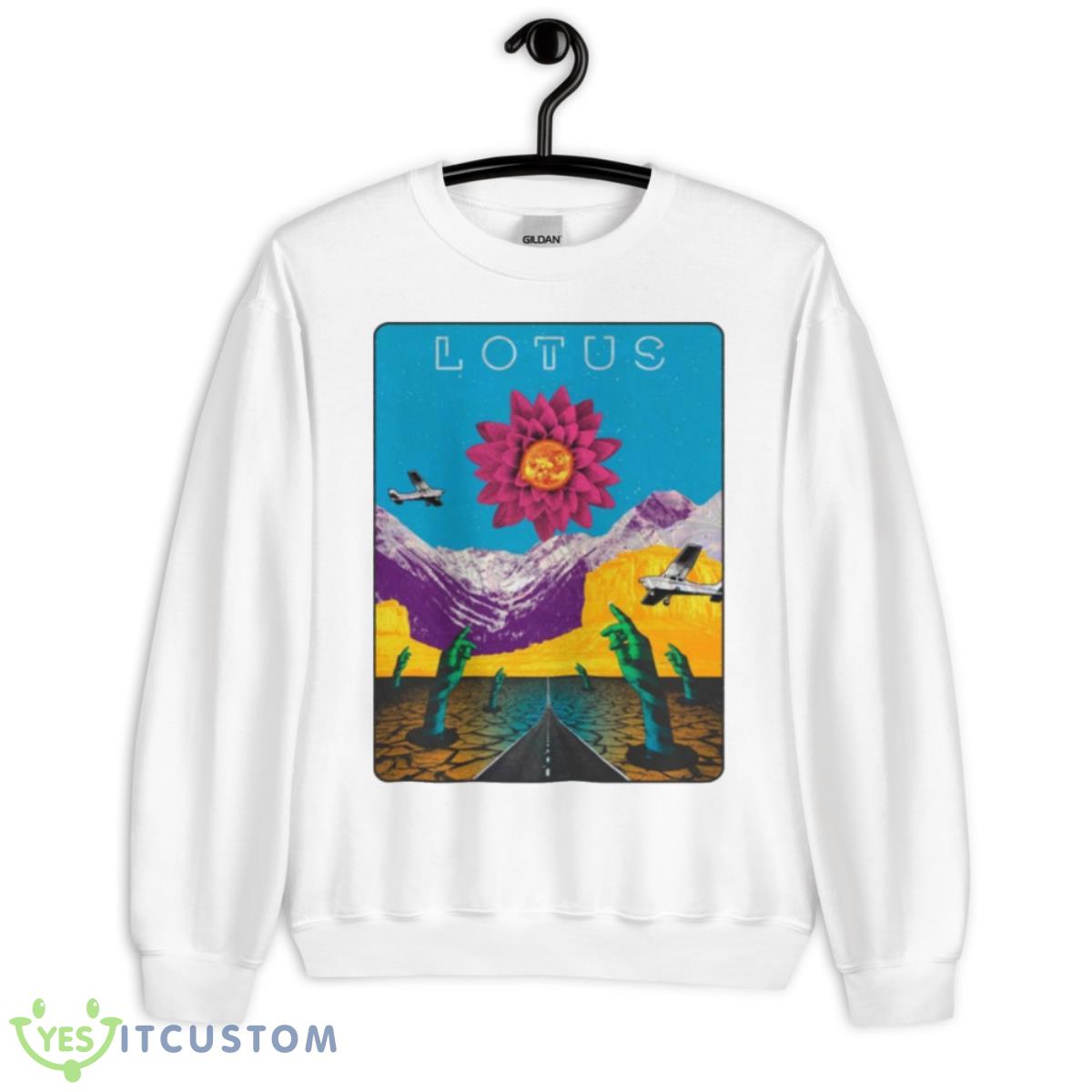 Lotus 2023 Tour, Feb 2nd Detroit MI Feb 3rd Columbus OH Feb 4th Newport KY Fen 5th Louisville KY Poster Shirt 11 Lotus 2023 Tour, Feb 2nd Detroit MI Feb 3rd Columbus OH Feb 4th Newport KY Fen 5th Louisville KY Poster Shirt - Unisex Heavy Blend Crewneck Sweatshirt
