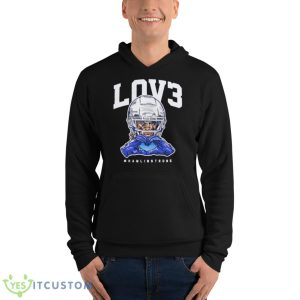 Lov3 Damar Hamlin Buffalo Bill shirt 9 Lov3 Damar Hamlin Buffalo Bill shirt - Unisex Fleece Pullover Hoodie