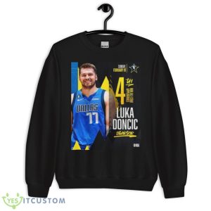 Luka Doncic 4th Anb All Star Appearance Shirt - Unisex Crewneck Sweatshirt