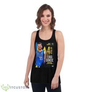Luka Doncic 4th Anb All Star Appearance Shirt - Women's Flowy Racerback Tank