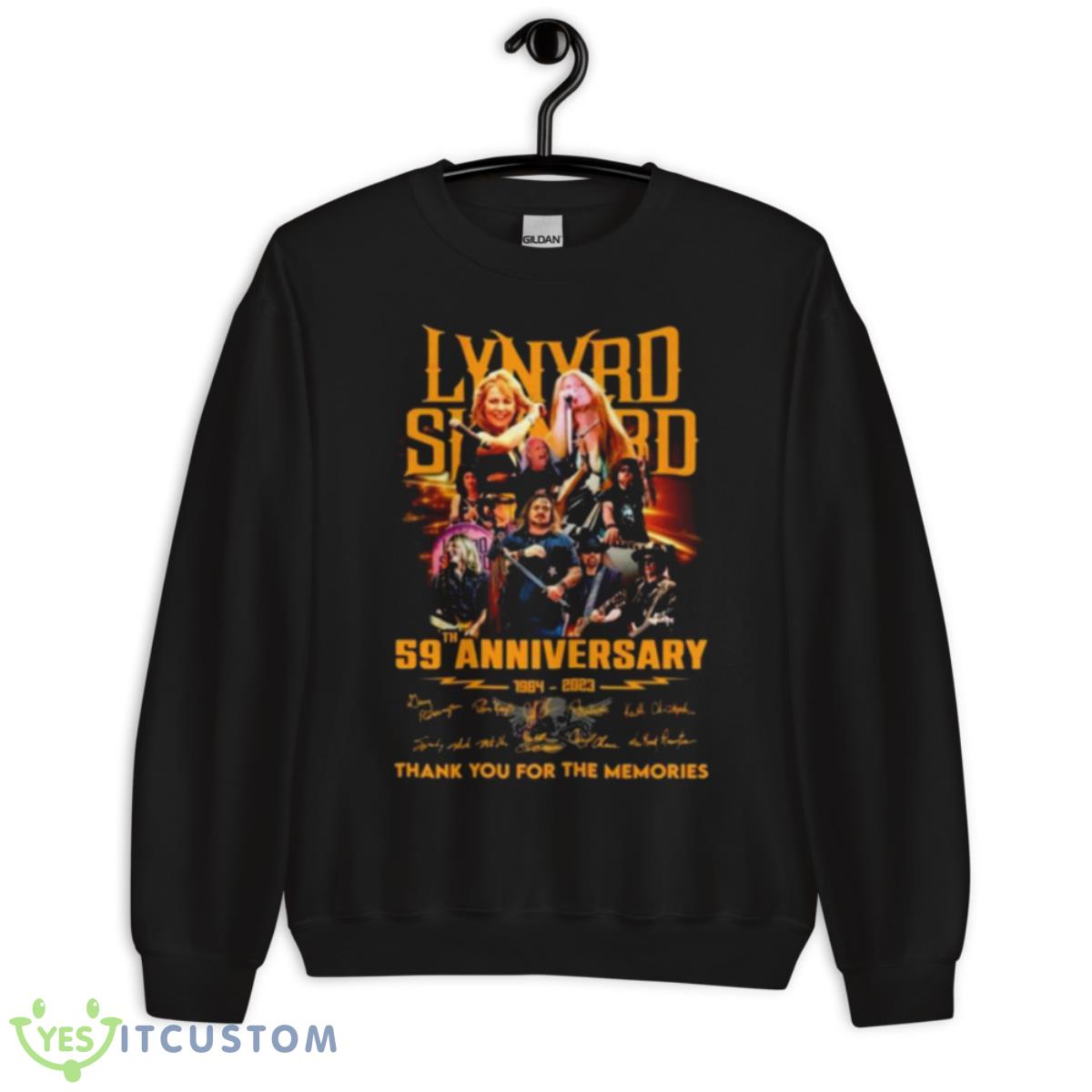 Lynyrd Skynyrd 59th Anniversary 1964 – 2023 Thank You For The Memories Signatures Shirt 3 Lynyrd Skynyrd 59th Anniversary 1964 – 2023 Thank You For The Memories Signatures Shirt - Unisex Crewneck Sweatshirt