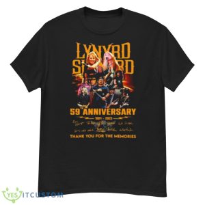 Lynyrd Skynyrd 59th Anniversary 1964 – 2023 Thank You For The Memories Signatures Shirt - G500 Men’s Classic T-Shirt