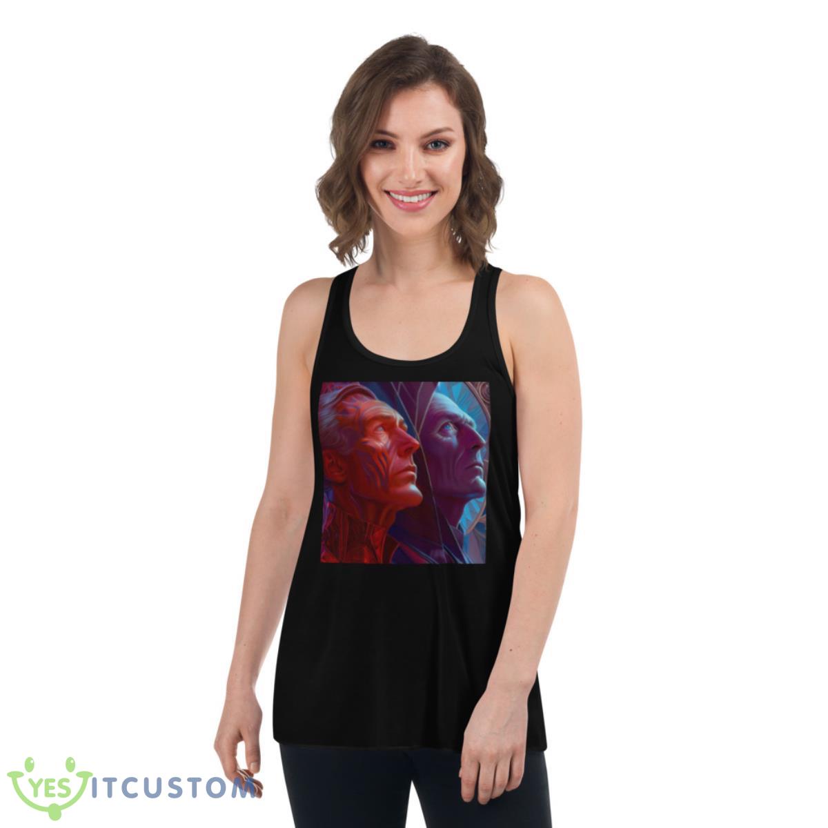 Magneto And Charles Xavier Fanart Marvel shirt 5 Magneto And Charles Xavier Fanart Marvel shirt - Women's Flowy Racerback Tank