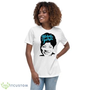 Mahalia Jackson Art Shirt 9 Mahalia Jackson Art Shirt - Women's Relaxed Short Sleeve Jersey Tee