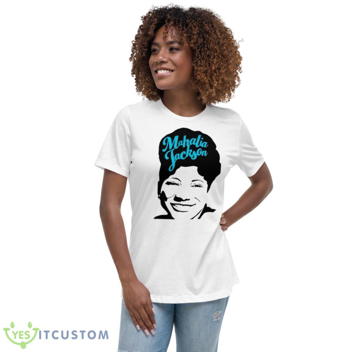 Mahalia Jackson Art Shirt 5 Mahalia Jackson Art Shirt - Women's Relaxed Short Sleeve Jersey Tee
