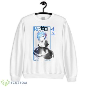 Maid Uniform Rem Rezero Art Shirt - Unisex Heavy Blend Crewneck Sweatshirt