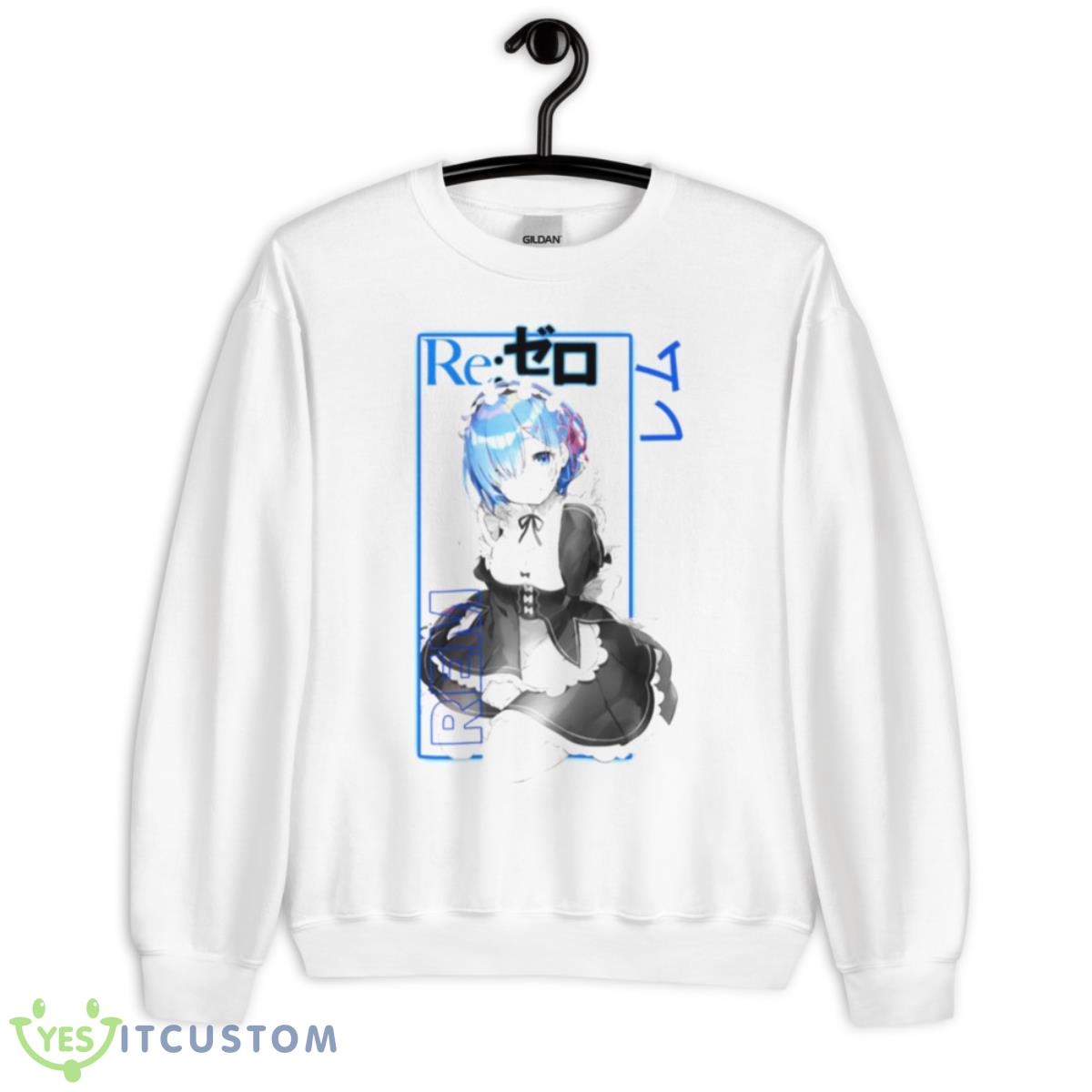 Maid Uniform Rem Rezero Art Shirt 11 Maid Uniform Rem Rezero Art Shirt - Unisex Heavy Blend Crewneck Sweatshirt