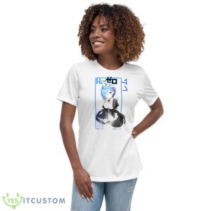 Maid Uniform Rem Rezero Art Shirt 9 Maid Uniform Rem Rezero Art Shirt - Women's Relaxed Short Sleeve Jersey Tee