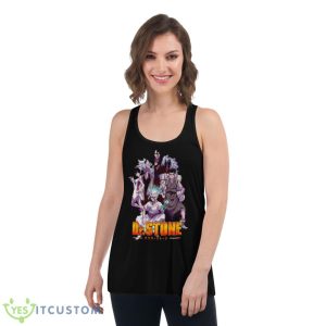 Main Characters Design Dr Stone shirt - Women's Flowy Racerback Tank