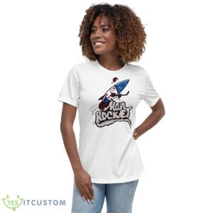Man Rocket 92 Colorado Avalanche shirt - Women's Relaxed Short Sleeve Jersey Tee