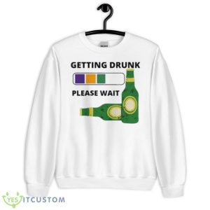 MardI Gras Drinking Costume Getting Drunk Shirt - Unisex Heavy Blend Crewneck Sweatshirt