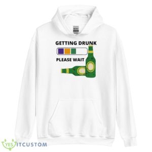 MardI Gras Drinking Costume Getting Drunk Shirt - Unisex Heavy Blend Hooded Sweatshirt