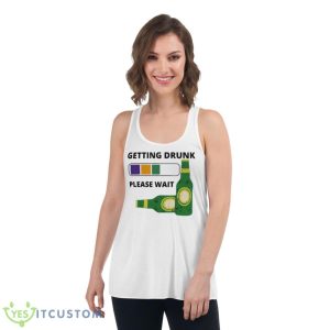 MardI Gras Drinking Costume Getting Drunk Shirt - Women's Flowy Racerback Tank