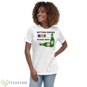 MardI Gras Drinking Costume Getting Drunk Shirt - Women's Relaxed Short Sleeve Jersey Tee