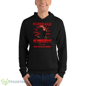 Marvin Gaye 66th Anniversary 1957 2023 Thank You For The Memories Signatures Shirt - Unisex Fleece Pullover Hoodie
