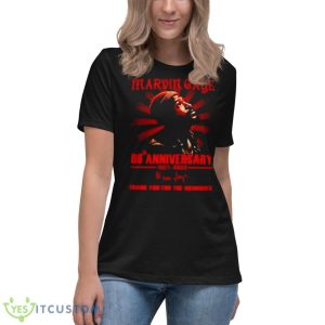 Marvin Gaye 66th Anniversary 1957 2023 Thank You For The Memories Signatures Shirt - Women's Relaxed Short Sleeve Jersey Tee