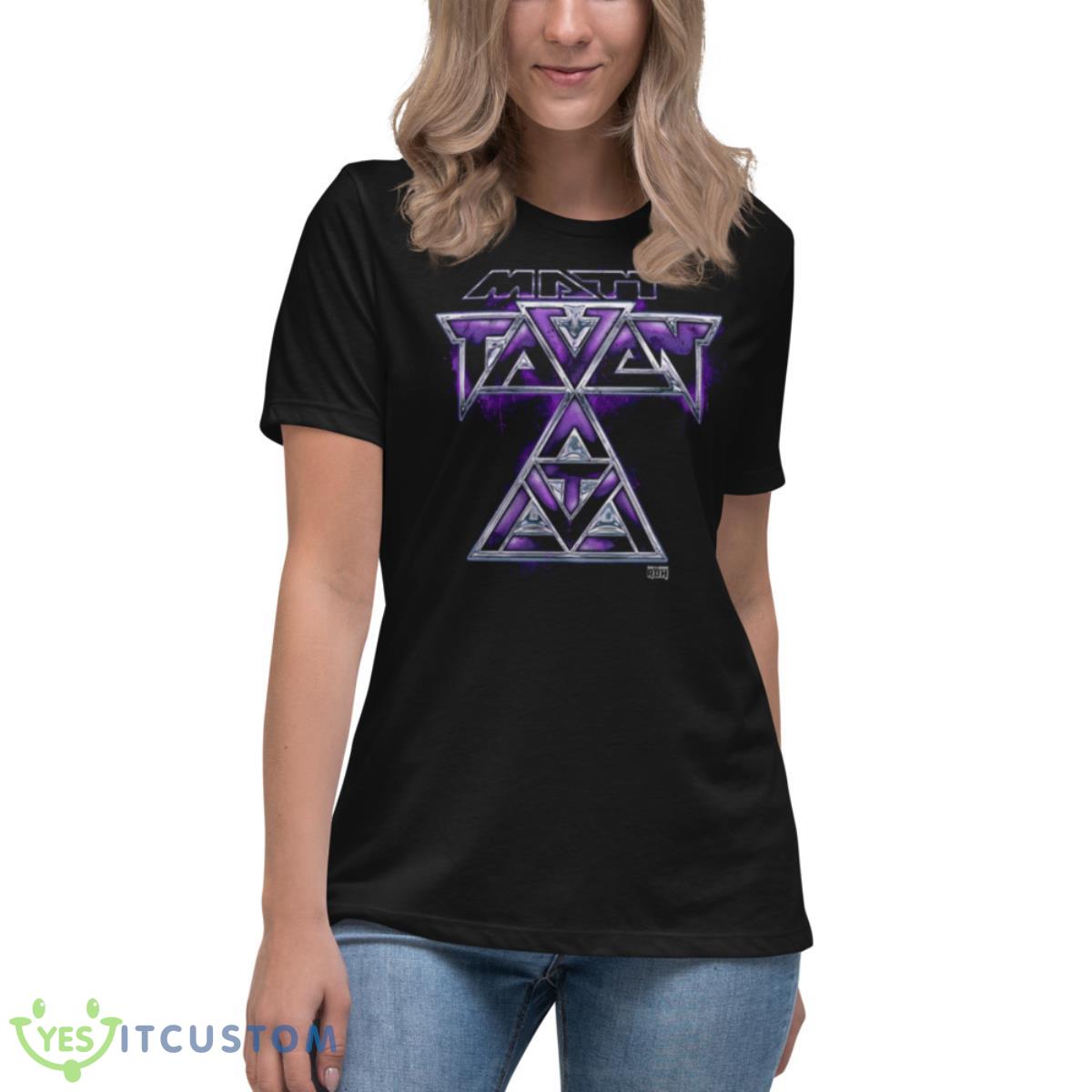 Matt Taven Threat Shirt 6 Matt Taven Threat Shirt - Women's Relaxed Short Sleeve Jersey Tee