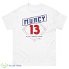 Max Muncy Los Angeles 13 Shirt - 500 Men’s Classic Tee Gildan