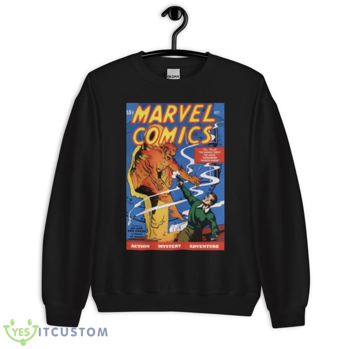 Mcuniverse Issue One The Human Torch shirt 3 Mcuniverse Issue One The Human Torch shirt - Unisex Crewneck Sweatshirt