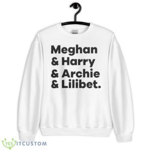 Meghan & Harry & Archie & Lilibet Tee Shirt - Unisex Heavy Blend Crewneck Sweatshirt