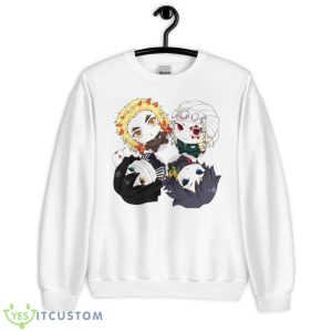 Men In Hashira Entertainment District Arc Demon Slayer Shirt - Unisex Heavy Blend Crewneck Sweatshirt