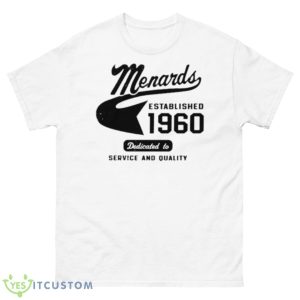 Menards Established 1960 shirt - 500 Men’s Classic Tee Gildan